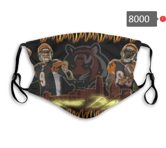 NFL 2020 Cincinnati Bengals  #2 Dust mask with filter
